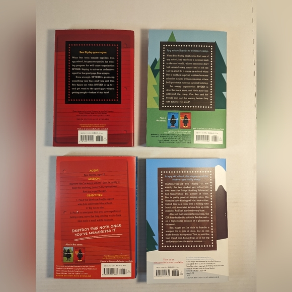 Stuart Gibbs Spy School Chapter Books 4 books English Paperback - Picture 11 of 14